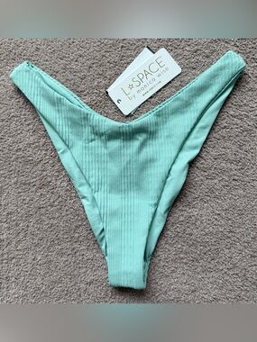 l*space - Pointelle Cabana Bitsy Bottom - POOL